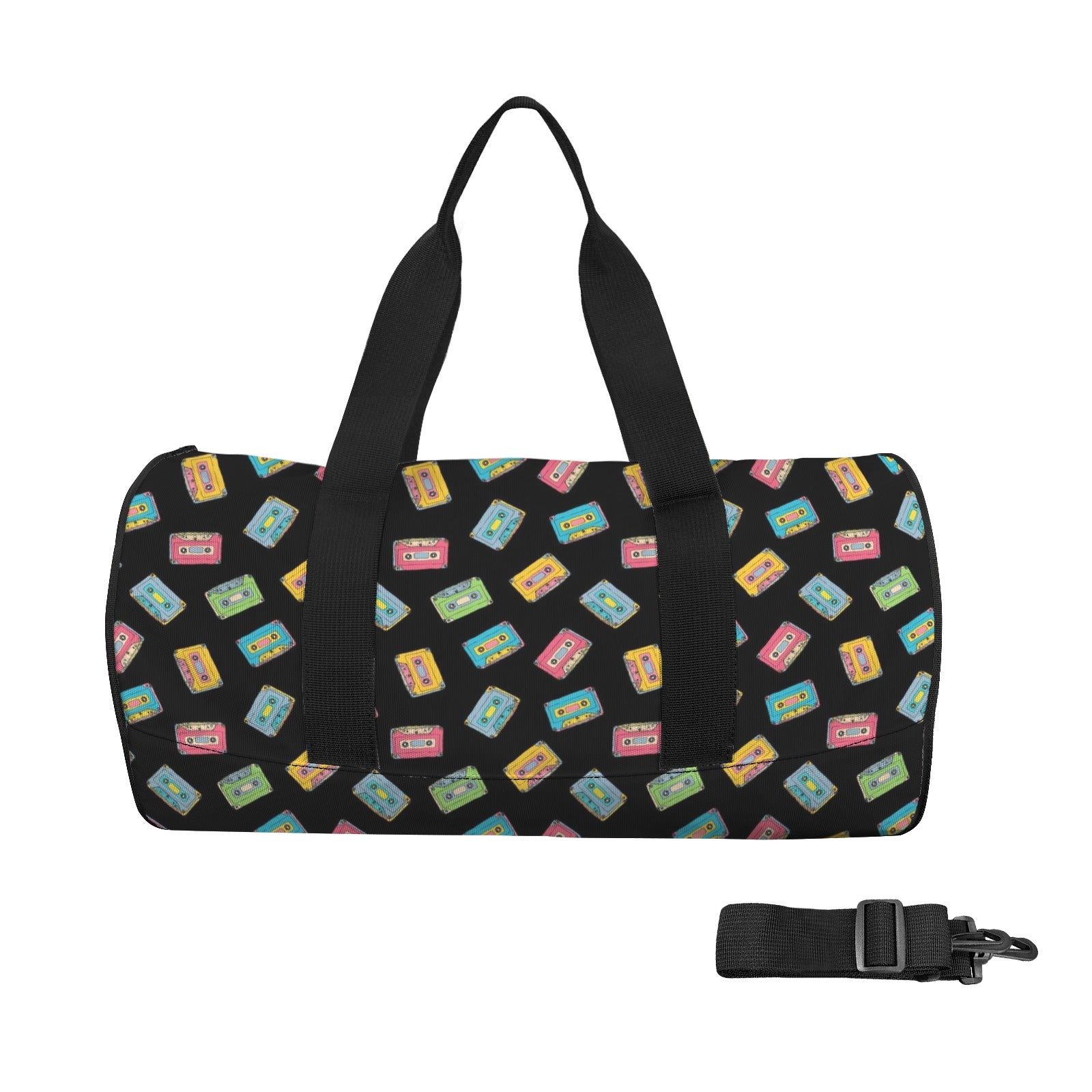 Colourful Cassettes Duffle Bag one size Duffle Bag Printed Offshore