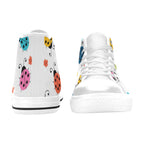 Ladybugs - Women's High Top Canvas Shoes