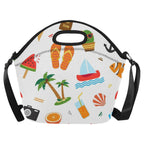 Beach Time - Neoprene Lunch Bag One Size Neoprene Lunch Bag Printed Offshore