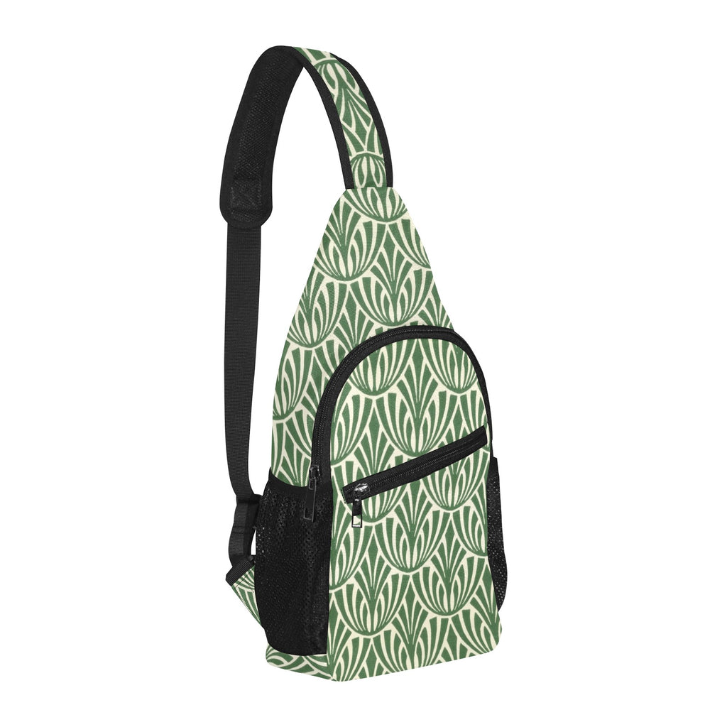 Green Pattern - Chest Bag