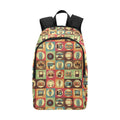 Retro Life Fabric Backpack One Size Fabric Backpack Printed Offshore Retro