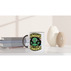 Alien, I'm Not Saying It Was Humans - White 11oz Ceramic Mug with Colour Inside Colour 11oz Mug Globally Fulfilled Sci Fi