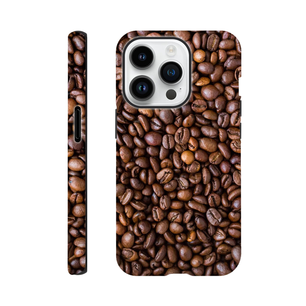 Coffee Beans - Apple iPhone Tough case iPhone 14 Pro iPhone Tough Case Coffee Globally Fulfilled