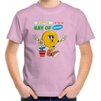 A Little Ray Of Sunshine - Kids Youth T-Shirt Pink Kids Youth T-shirt Positivity Printed In Australia