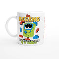 Personalised - Fun Begins With The Press Of A Button - White 11oz Ceramic Mug White 11oz Ceramic Mug - Personalised 11oz Mug customise Games Globally Fulfilled personalise