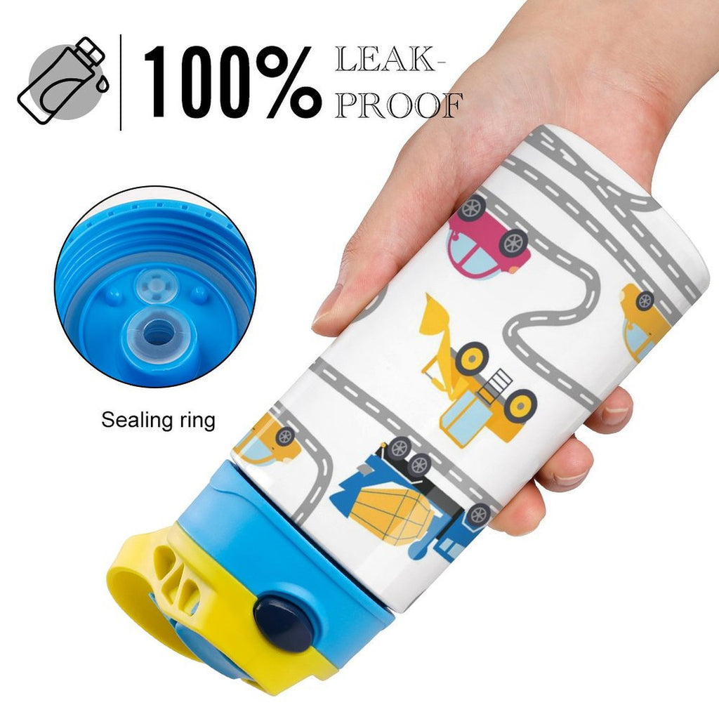 On The Road - Little Kids Water Bottle Little Kids Water Bottle Printed Offshore