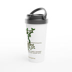 Personalised - Square Roots - White 15oz Stainless Steel Travel Mug Personalised Travel Mug Globally Fulfilled maths