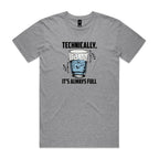 Glass Half Full Men's AS Colour T-shirt