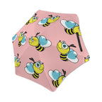 Cute Honey Bee Kids Safe Round Corner Umbrella One Size Kids Safe Round Corner Umbrella animal Printed Offshore