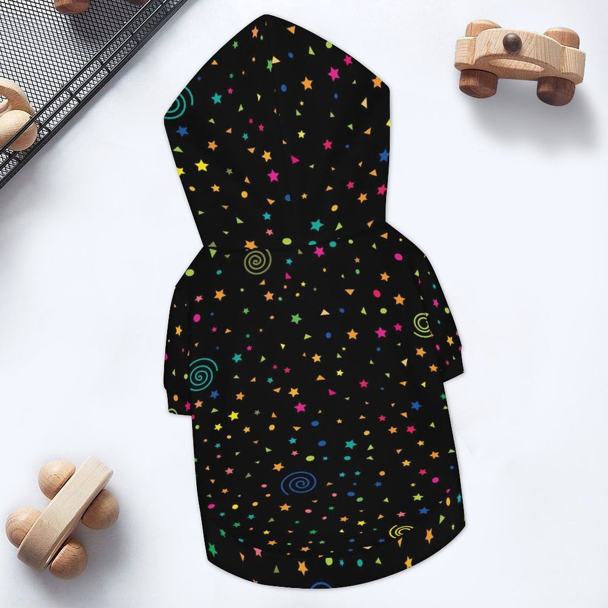 Stars And Swirls Pet Hoodie (Small Size)
