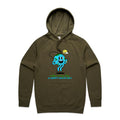 Make Every Day A Happy Earth Day Men's AS Colour Hoodie Army Mens Hoodie Environment Printed In Australia