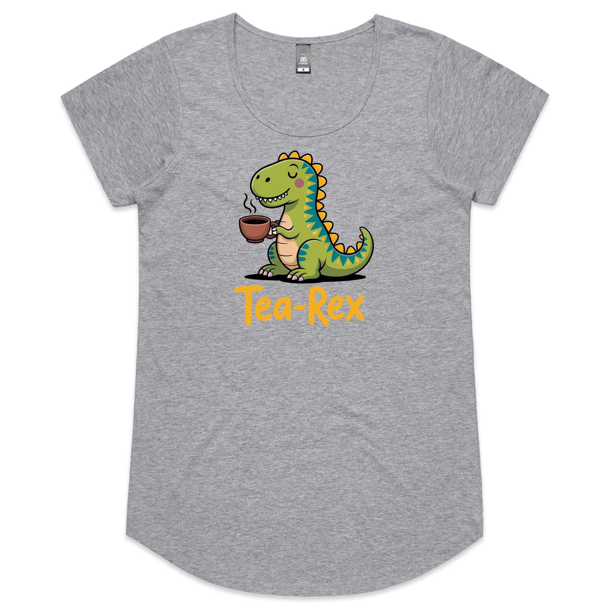 Tea-Rex - Womens Scoop Neck T-Shirt