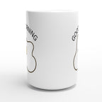 Egg, Good Morning - White 15oz Ceramic Mug 15oz Mug Globally Fulfilled