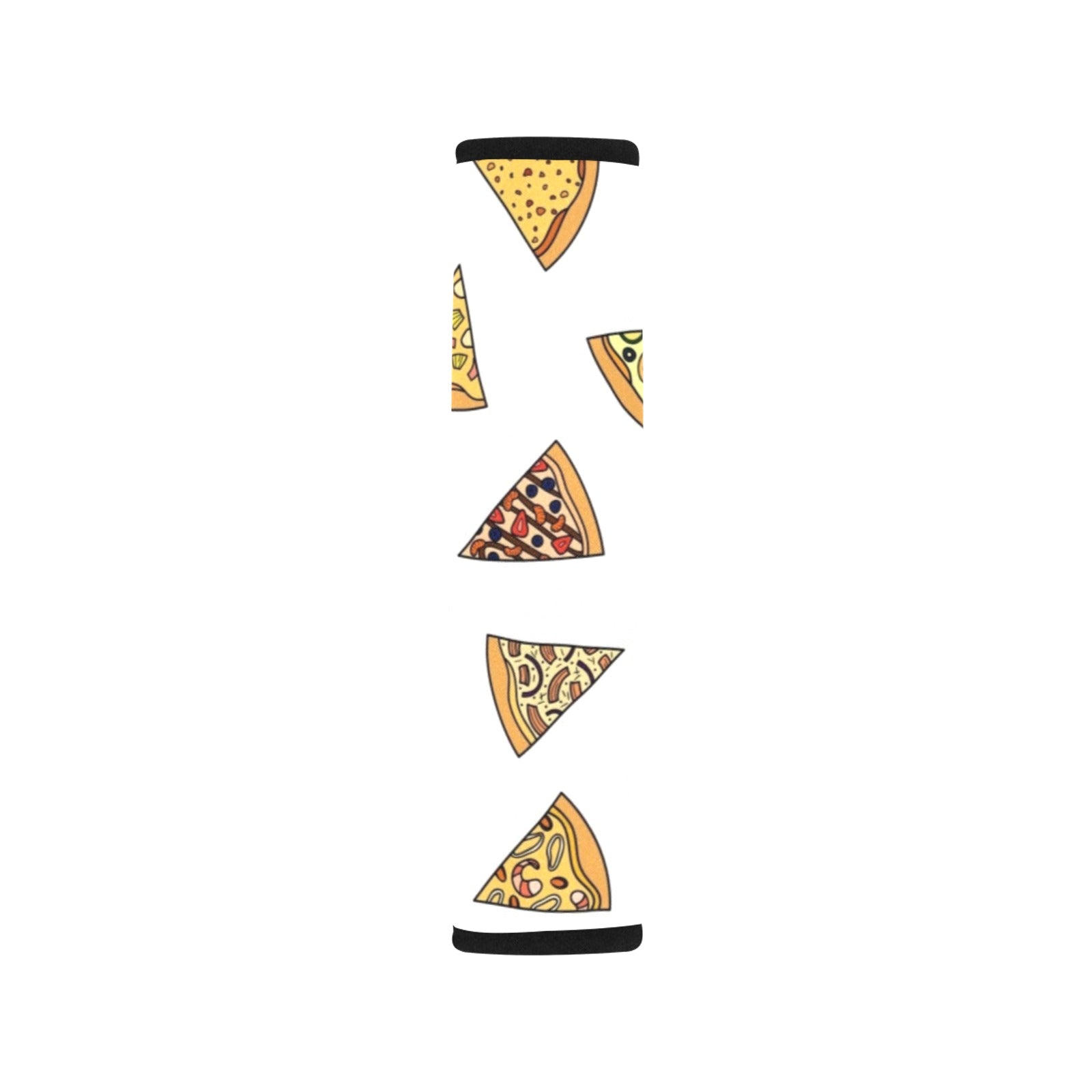 Pizza Slices On White Car Seat Belt Cover 7''x10'' (Pack of 2) Car Seat Belt Cover 7x10 (Pack of 2) Food Printed Offshore