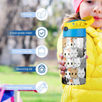 Cat Crowd - Little Kids Water Bottle Little Kids Water Bottle animal Printed Offshore