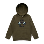 Bird Nerd - Kids Hoodie Army Kids Hoodie animal Printed In Australia