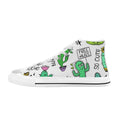 Chatty Cactus Men's High Top Canvas Shoes US14 Men's Classic High Top Canvas Shoes Printed Offshore