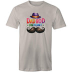 Dad Bod On Point - Mens T-Shirt Light Grey Mens T-shirt Dad Printed In Australia