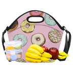 Doughnuts - Neoprene Lunch Bag Neoprene Lunch Bag Printed Offshore