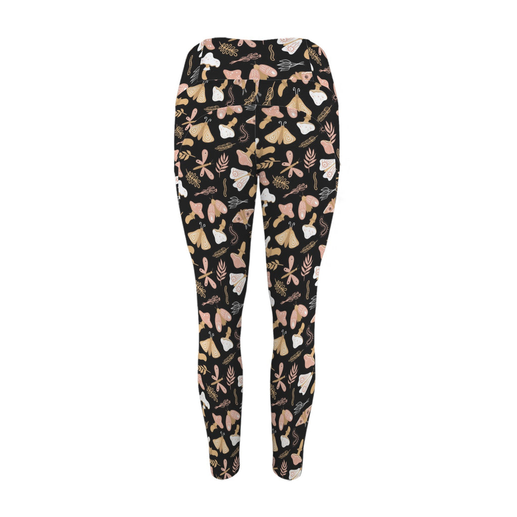 Magic Moth - Women's High Waist Pockets Yoga Leggings