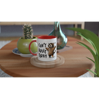 Personalise - Can't Adult Today - 11oz Ceramic Mug Personalised 11oz Mug animal Globally Fulfilled