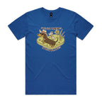 Dachshund, I've Got Friends In Low Places Men's AS Colour T-shirt Bright Royal Mens T-shirt animal Printed In Australia