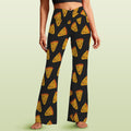 Pizzas High Waist Crossover Tummy Control Flare Leggings 5XL High Waist Flare Leggings Food Printed Offshore