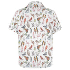 Birds Of A Feather Women's Collared Pocketless Short Sleeve Shirt