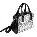 Black And White Creatures - Shoulder Handbag (Model 1634) Shoulder Handbags (1634)