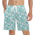 Comic Book Speech Bubbles Men's Mid-Length Beach Shorts 5XL Men's Mid-Length Beach Shorts comic Printed Offshore