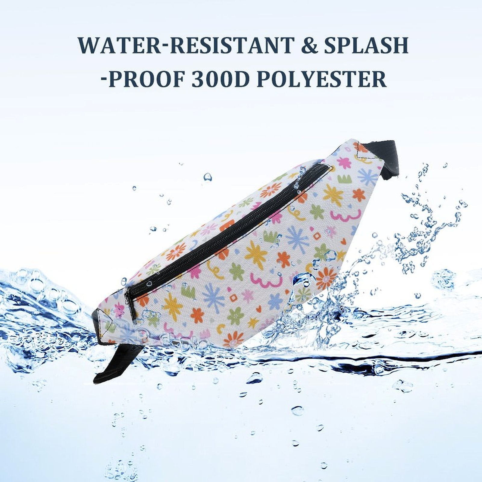 Abstract Colourful Shapes - Bum Bag / Fanny Pack