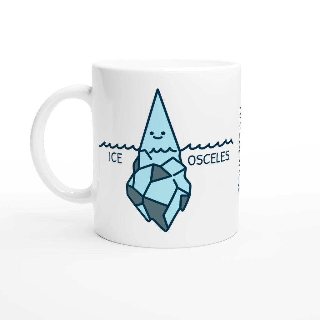 Personalise - Ice-Osceles - White 11oz Ceramic Mug Ceramic White Personalised Mug customise Globally Fulfilled Maths personalise Science