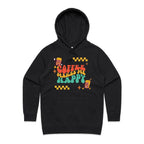 Coffee Makes Me Happy - Womens Hoodie Black Womens Hoodie Coffee Printed In Australia