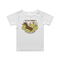 Dachshund, I've Got Friends In Low Places AS Colour Baby T-shirt White Baby T-shirt animal Printed In Australia