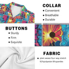 Comic Book Squares Men's Hawaiian Shirt