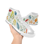 Autumn Leaves - Women's High Top Canvas Shoes