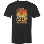 Chess, I Paused My Game To Be Here - Mens T-Shirt Black Mens T-shirt Chess Games Printed In Australia