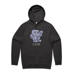I Rock - Mens Hoodie Coal Mens Hoodie Music Printed In Australia