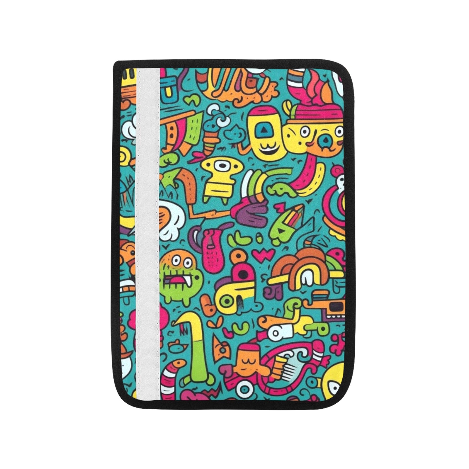 Crazy Characters - Car Seat Belt Cover 7''x10'' (Pack of 2)