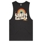 Kindness Matters - Mens Tank Top Tee Coal Drop Arm Tank Top Kindness Printed In Australia