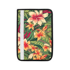 Vintage Hawaiian Floral Car Seat Belt Cover 7''x10'' (Pack of 2) Car Seat Belt Cover 7x10 (Pack of 2) Plants Printed Offshore