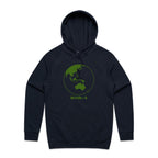 No Planet B - Mens Hoodie Navy Mens Hoodie Environment Printed In Australia