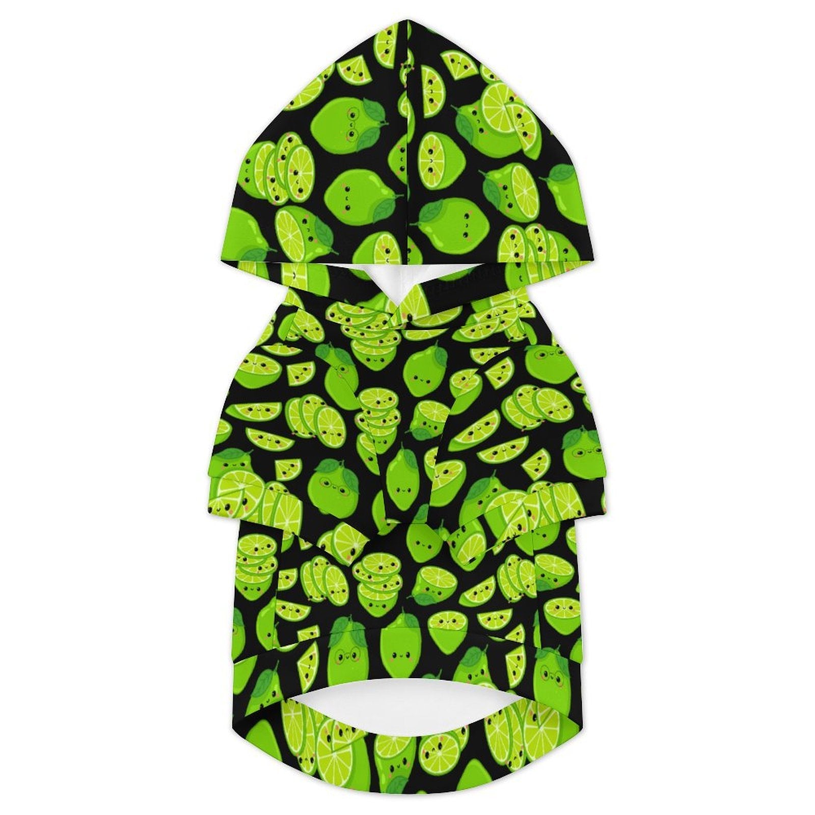 Cute Limes Pet Hoodie (Large Size)