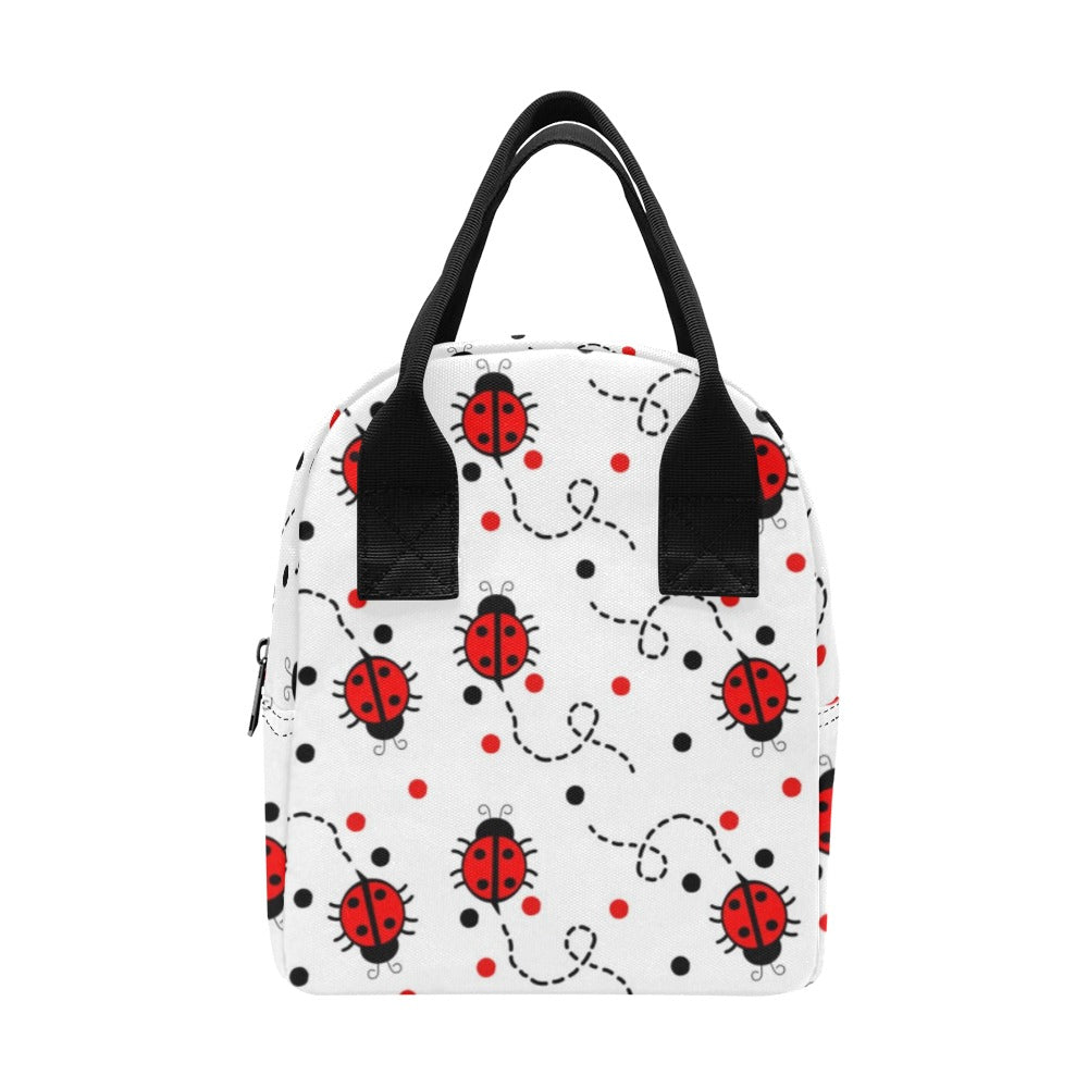 Ladybugs - Zipper Lunch Bag One Size Zipper Lunch Bag Printed Offshore