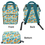 Pineapple Coconut Multi-Function Backpack, Nappy / Diaper Bag Multi-function Backpack, Nappy / Diaper Bag Food Printed Offshore
