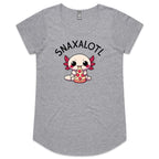 Snaxalotl, Axolotl Pizza - Womens Scoop Neck T-Shirt