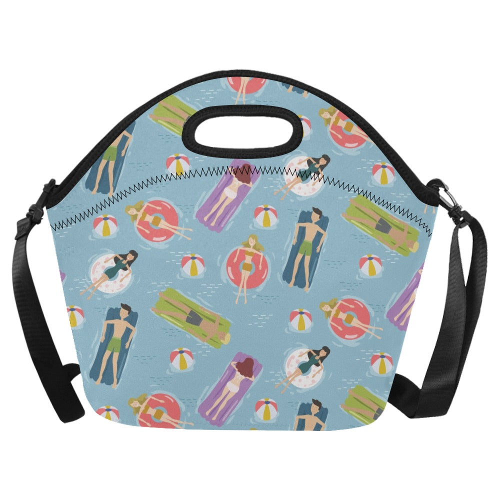 Beach Float - Neoprene Lunch Bag One Size Neoprene Lunch Bag Printed Offshore