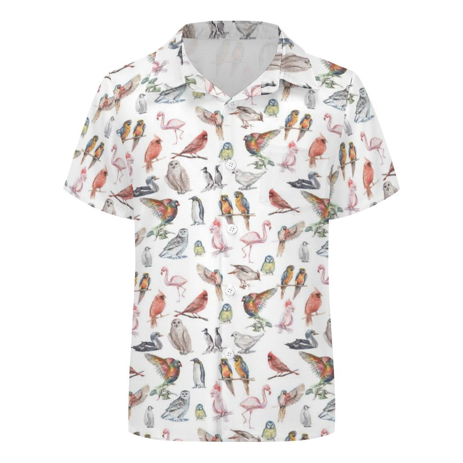 Birds Of A Feather Kids Cotton Short Sleeve Shirt