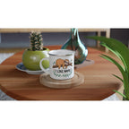Sloth, I Like Naps - White 12oz Enamel Mug Enamel Mug animal Globally Fulfilled