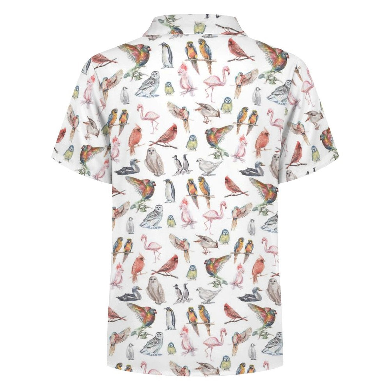 Birds Of A Feather Kids Youth Short Sleeve Button Up Shirt